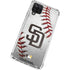 MLB San Diego Padres Game Ball Galaxy A12 Clear Case