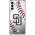 MLB San Diego Padres Game Ball Galaxy A13 5G Clear Case