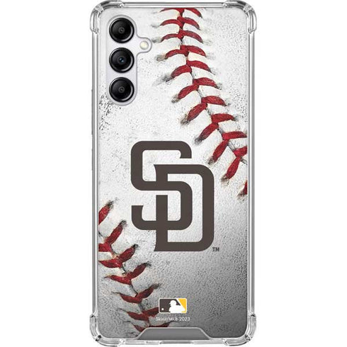 MLB San Diego Padres Game Ball Galaxy A14 5G Clear Case