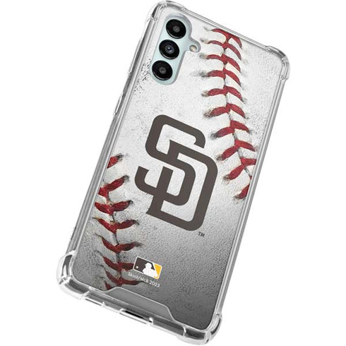 MLB San Diego Padres Game Ball Galaxy A14 5G Clear Case