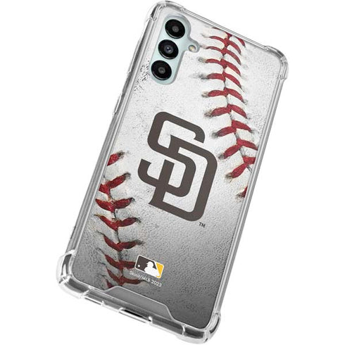 MLB San Diego Padres Game Ball Galaxy A15 5G Clear Case