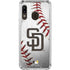 MLB San Diego Padres Game Ball Galaxy A30 Clear Case