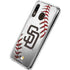 MLB San Diego Padres Game Ball Galaxy A30 Clear Case
