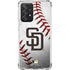 MLB San Diego Padres Game Ball Galaxy A52 5G Clear Case