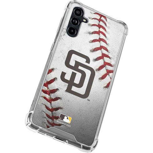 MLB San Diego Padres Game Ball Galaxy A54 5G Clear Case