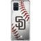MLB San Diego Padres Game Ball Galaxy A71 5G Clear Case
