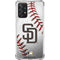 MLB San Diego Padres Game Ball Galaxy A72 5G Clear Case
