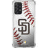 MLB San Diego Padres Game Ball Galaxy A72 5G Clear Case