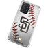 MLB San Diego Padres Game Ball Galaxy A72 5G Clear Case