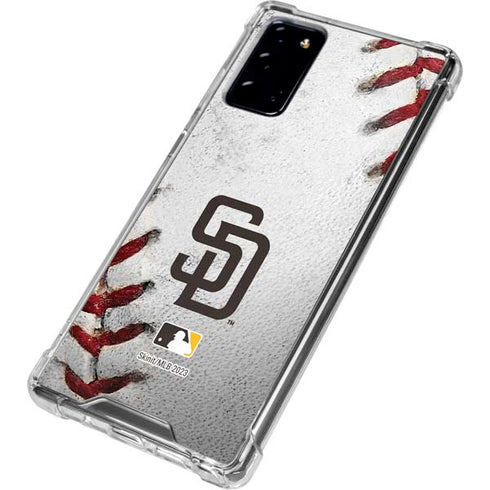 MLB San Diego Padres Game Ball Galaxy Note20 5G Clear Case