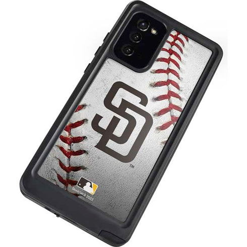 MLB San Diego Padres Game Ball Galaxy Note20 5G Waterproof Case