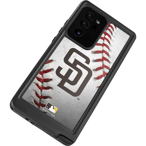MLB San Diego Padres Game Ball Galaxy Note20 Ultra 5G Waterproof Case