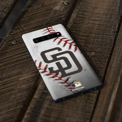 MLB San Diego Padres Game Ball Galaxy S10 Skin