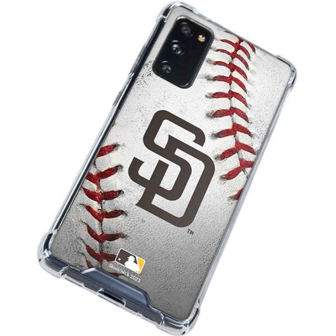MLB San Diego Padres Game Ball Galaxy S20 FE Clear Case
