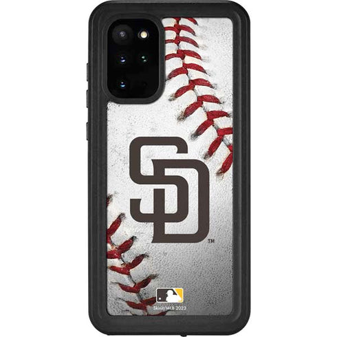 MLB San Diego Padres Game Ball Galaxy S20 Plus Waterproof Case