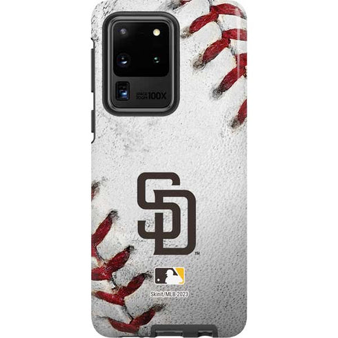 MLB San Diego Padres Game Ball Galaxy S20 Ultra 5G Pro Case