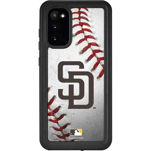 MLB San Diego Padres Game Ball Galaxy S20 Waterproof Case