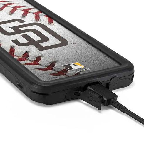 MLB San Diego Padres Game Ball Galaxy S20 Waterproof Case