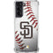 MLB San Diego Padres Game Ball Galaxy S21 5G Clear Case