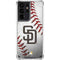 MLB San Diego Padres Game Ball Galaxy S21 Ultra 5G Clear Case