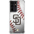 MLB San Diego Padres Game Ball Galaxy S21 Ultra 5G Clear Case