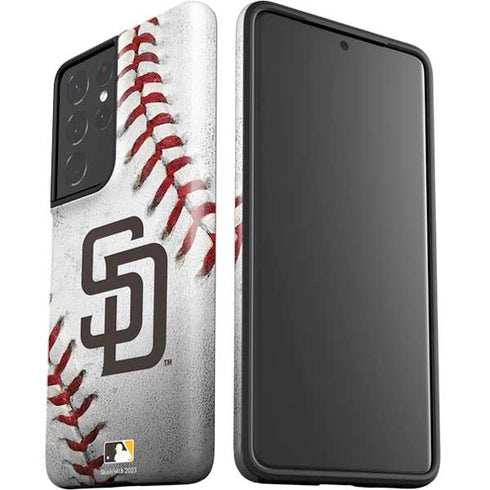 MLB San Diego Padres Game Ball Galaxy S21 Ultra 5G Pro Case