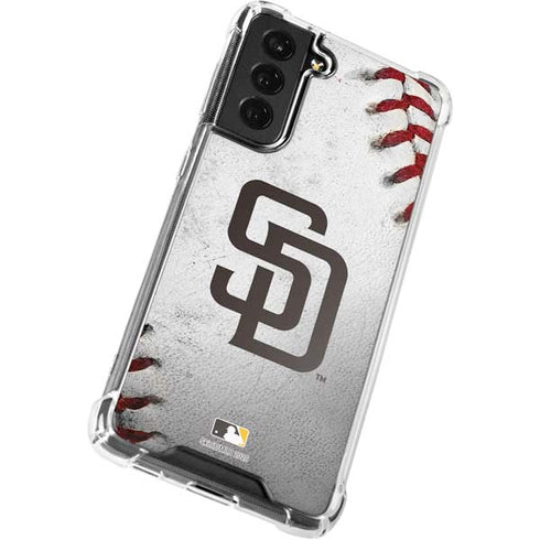 MLB San Diego Padres Game Ball Galaxy S22 Clear Case