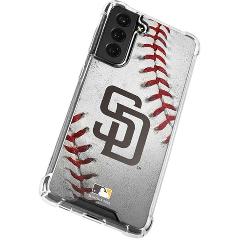 MLB San Diego Padres Game Ball Galaxy S22 Plus Clear Case