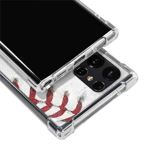 MLB San Diego Padres Game Ball Galaxy S22 Ultra Clear Case