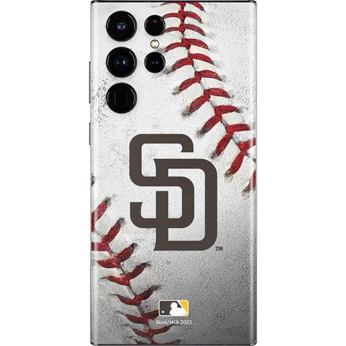 MLB San Diego Padres Game Ball Galaxy S22 Ultra Skin