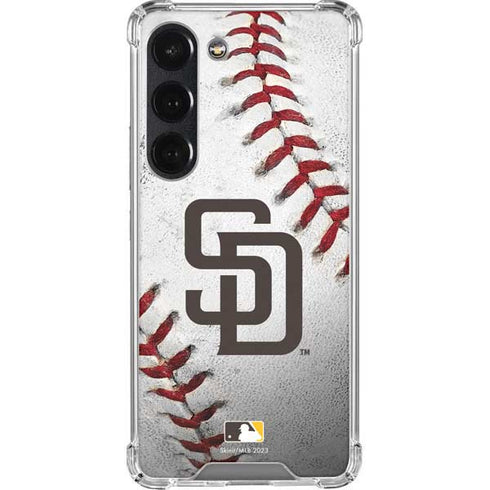 MLB San Diego Padres Game Ball Galaxy S23 Clear Case