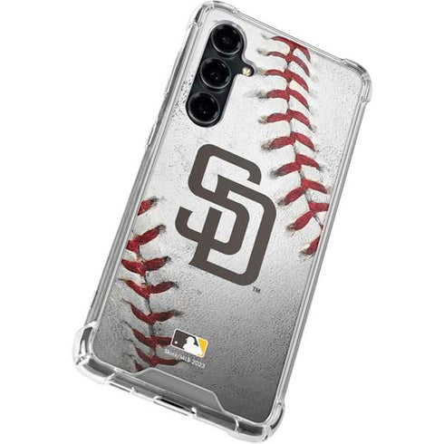 MLB San Diego Padres Game Ball Galaxy S23 FE Clear Case