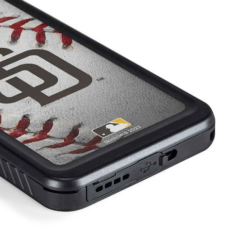 MLB San Diego Padres Game Ball Galaxy S23 Waterproof Case