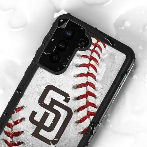 MLB San Diego Padres Game Ball Galaxy S23 Waterproof Case