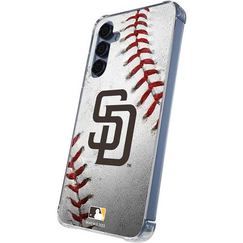 MLB San Diego Padres Game Ball Galaxy S24 Clear Case