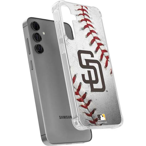 MLB San Diego Padres Game Ball Galaxy S24 Plus Clear Case