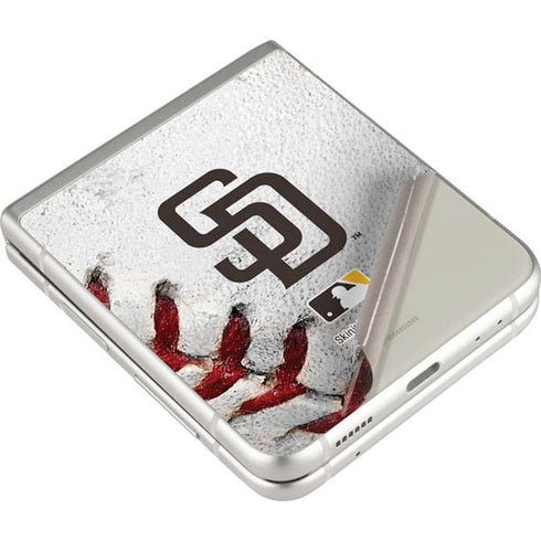 MLB San Diego Padres Game Ball Galaxy Z Flip3 5G Skin