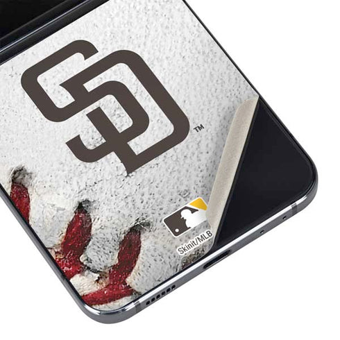 MLB San Diego Padres Game Ball Galaxy Z Flip5 5G Skin
