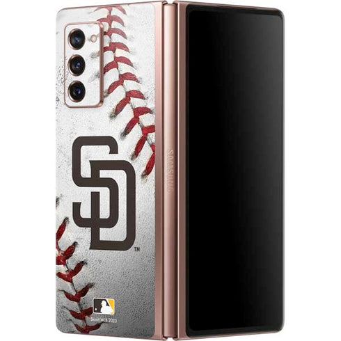 MLB San Diego Padres Game Ball Galaxy Z Fold2 5G Skin