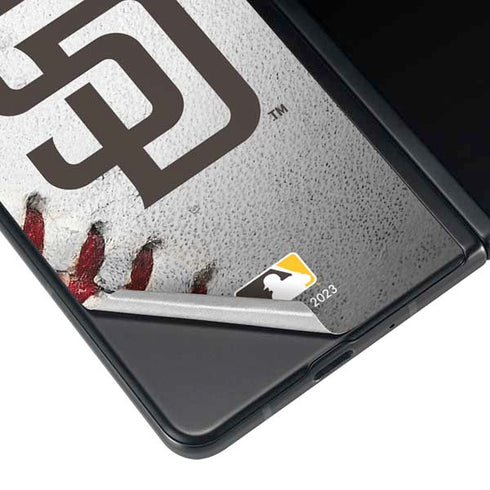 MLB San Diego Padres Game Ball Galaxy Z Fold4 5G Skin