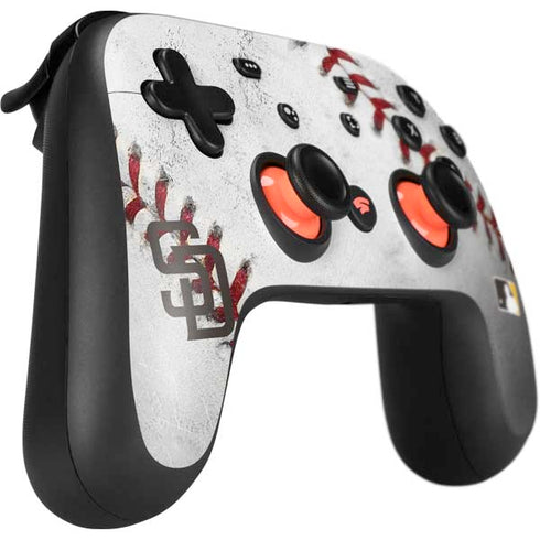 MLB San Diego Padres Game Ball Google Stadia Controller Skin
