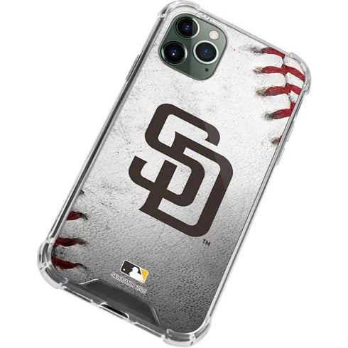 MLB San Diego Padres Game Ball iPhone 11 Pro Max Clear Case