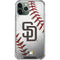 MLB San Diego Padres Game Ball iPhone 11 Pro Max Clear Case