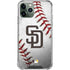 MLB San Diego Padres Game Ball iPhone 11 Pro Max Clear Case
