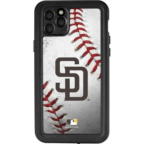 MLB San Diego Padres Game Ball iPhone 11 Pro Max Waterproof Case