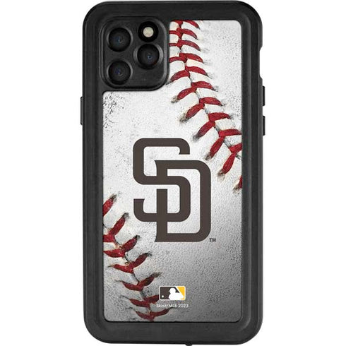MLB San Diego Padres Game Ball iPhone 11 Pro Waterproof Case