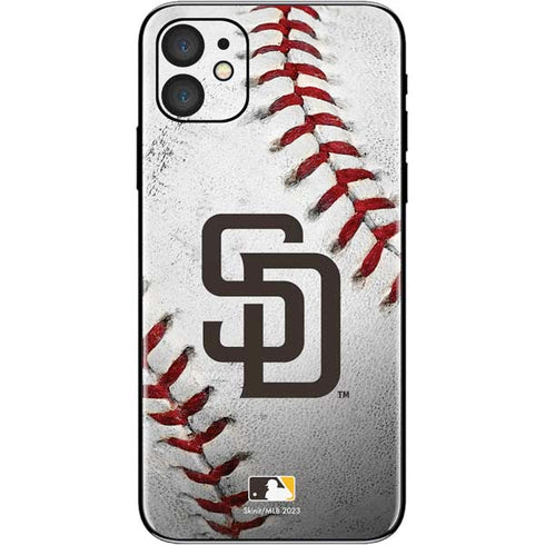MLB San Diego Padres Game Ball iPhone 11 Skin