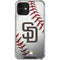 MLB San Diego Padres Game Ball iPhone 12 Clear Case