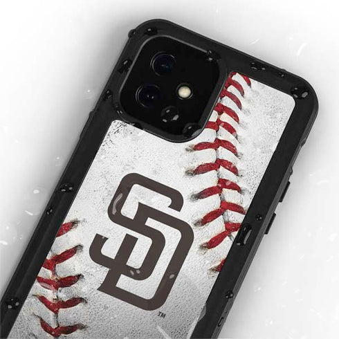 MLB San Diego Padres Game Ball iPhone 12 Mini Waterproof Case