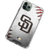 MLB San Diego Padres Game Ball iPhone 12 Pro Clear Case